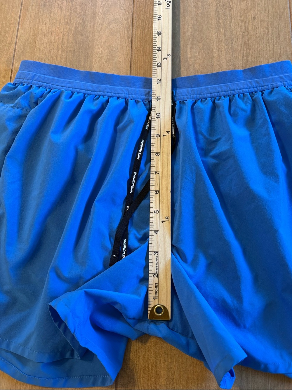 Nike Dri-FIT Challenger Running Shorts XL Blue Athletic Running Training Gym - Picture 14 of 16